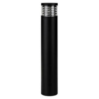 Louvred LED Bollard Light CCT Large 24w 1000mm in Black Havit Commercial - HCP-262440