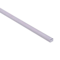 Shallow Square Aluminium Profile 10x7mm in Silver Havit Commercial - HCP-4111007