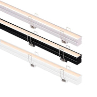 29mm x 26mm Deep Recessed Anti Glare Winged Aluminium Profile Silver, Black, White Havit Commercial - HCP-43X2926