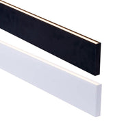 18mm x 96mm Suspended Aluminium Profile Black, White Commercial - HCP-44X1896