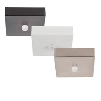 Acc. - Surface Mounted Square Canopy 100mm in Black, White or Satin Chrome Havit Commercial - HCP-4XX005