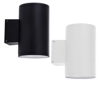2x 12w Outdoor Up & Down LED Wall Light in Black or White Havit Commercial - HCP-21X244