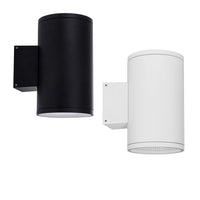 2x 15w Outdoor Up & Down LED Wall Light in Black or White Havit Commercial - HCP-21X304