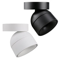 ondo Surface Mounted Spot Light 6w-9w CCT Black, White Dimmable Havit Commercial HCP-10X0934