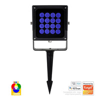 RGBW WIFI + RF Spot Light 30w Black Havit Commercial - HCP-242302
