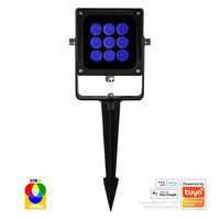 RGBW WIFI + RF Spot Light 18w Black Havit Commercial - HCP-242182