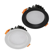 90mm Polly LED Downlight 8w Black, White CCT HV5522T Havit Lighting