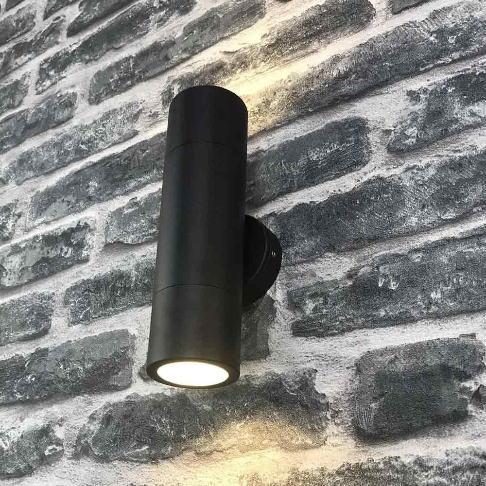 LED Matt Black Up Down Wall Light Buy Online Today