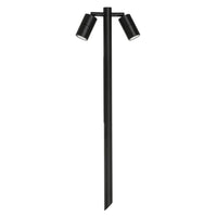 Mini Tivah Double Adjustable LED Bollard Spike Light MR11 Black Havit Lighting - HV1425MR11NW