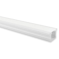 23mm x 15mm 2 Metre Silver Deep Square Winged Aluminium LED Profile Havit Lighting - HV9699-2315-2M