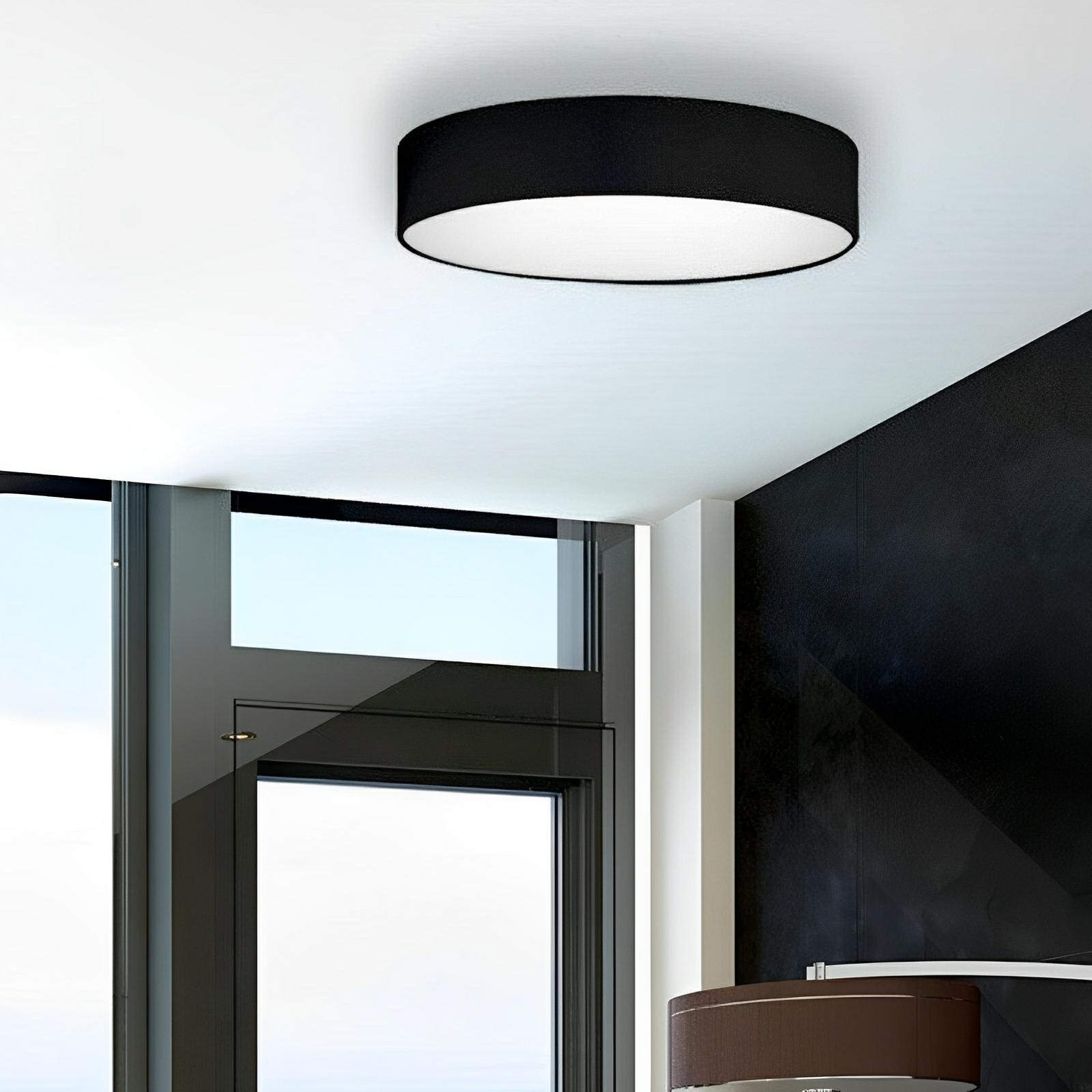 Nella LED Oyster Light Small or Large in White/Black Havit Lighting - HV5892T, HV5893T