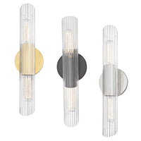 Cecily Indoor Wall Light Small in Aged Brass, Old Bronze or Polished Nickel