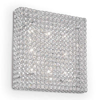 Admiral Wall/Ceiling Light 8Lt Chrome with Crystal Diffuser