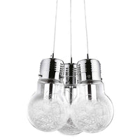 Luce max Pendant Light 3Lt in Clear