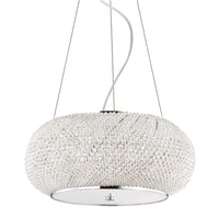 Pasha' Pendant Light 6Lt in Chrome or Gold