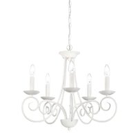 Sem Chandelier 5Lt in White