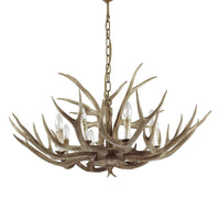 Chalet Chandelier 8Lt in Beige