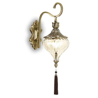 Harem Indoor Wall Light in Antique Brass
