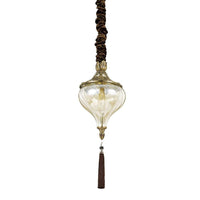 Harem Pendant Light in Antique Brass