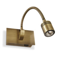 Dynamo Indoor LED Wall Light 3w Burnished, Chrome, Nickel