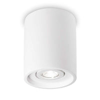 Oak Ceiling Light Round in White or Concrete