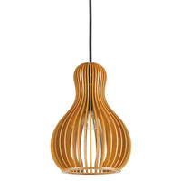 Citrus-3 Pendant Light Natural Wood