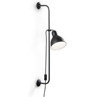 Shower Indoor Wall Light in Black