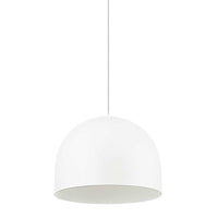 Tall Pendant Light Big in White or Black