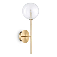 Equinoxe Indoor Wall Light 2w in Chrome, Brass