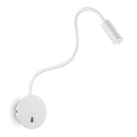 Focus-2 Indoor LED Wall Light 3.5w in White, Chrome, Black