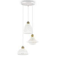 Lugano Pendant Light 3Lt in White