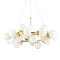 DNA Pendant Light 25Lt in Gold/White