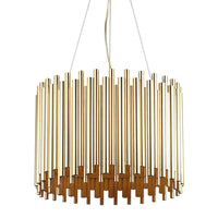 Span 5Lt Pendant Light in Gold