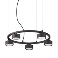 Minor Pendant Light 5Lt in Black