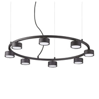 Minor Pendant Light 8Lt in Black