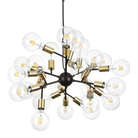 Spark 24Lt Pendant Light in Matt Black