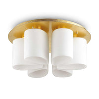 Daisy Ceiling Light 6Lt in Gold/White