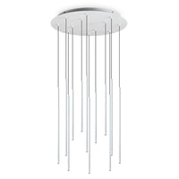 Filo LED Pendant Light 25w White, Black, Satin Brass