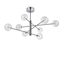 Equinoxe Pendant Light 8Lt 16w in Chrome, Brass