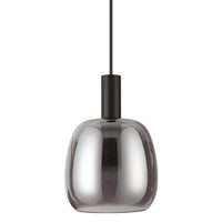 Coco-1 LED Pendant Light 7w in Smoked Glass