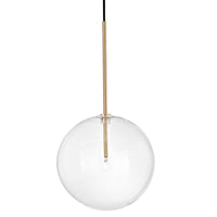 Equinoxe Pendant Light 250mm 2w in Brass, Chrome