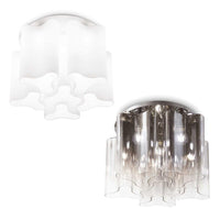 Compo Ceiling Light 6Lt in White, Smoke