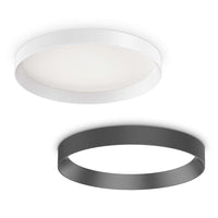 Fly LED Ceiling Light 350mm 18w in White, Black