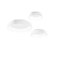 Ziggy LED Ceiling Light ø450mm in White or Black