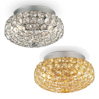 King Ceiling Light 3Lt in Chrome, Gold