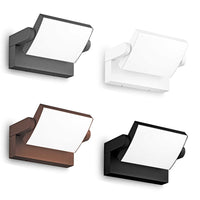 Swipe Outdoor LED Wall Light in Anthracite, White, Coffee or Black