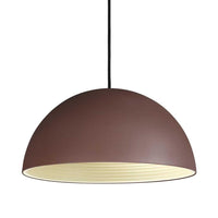 Folk Pendant Light Medium White, Coffee