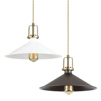 Eris-4 Pendant Light Medium White, Black