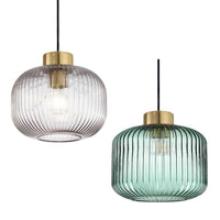 Mint-2 Pendant Light in Green or Smoky Grey