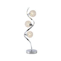 Hazel Chrome & Crystal Table Lamp - 600mm High, PL0074